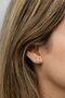 Heliophilia Silver Pendientes de Plata de Ley 925 con Circón Rosa
